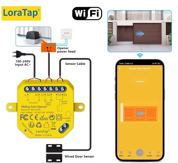 WIFI- модуль для віддаленого керування  воротами
