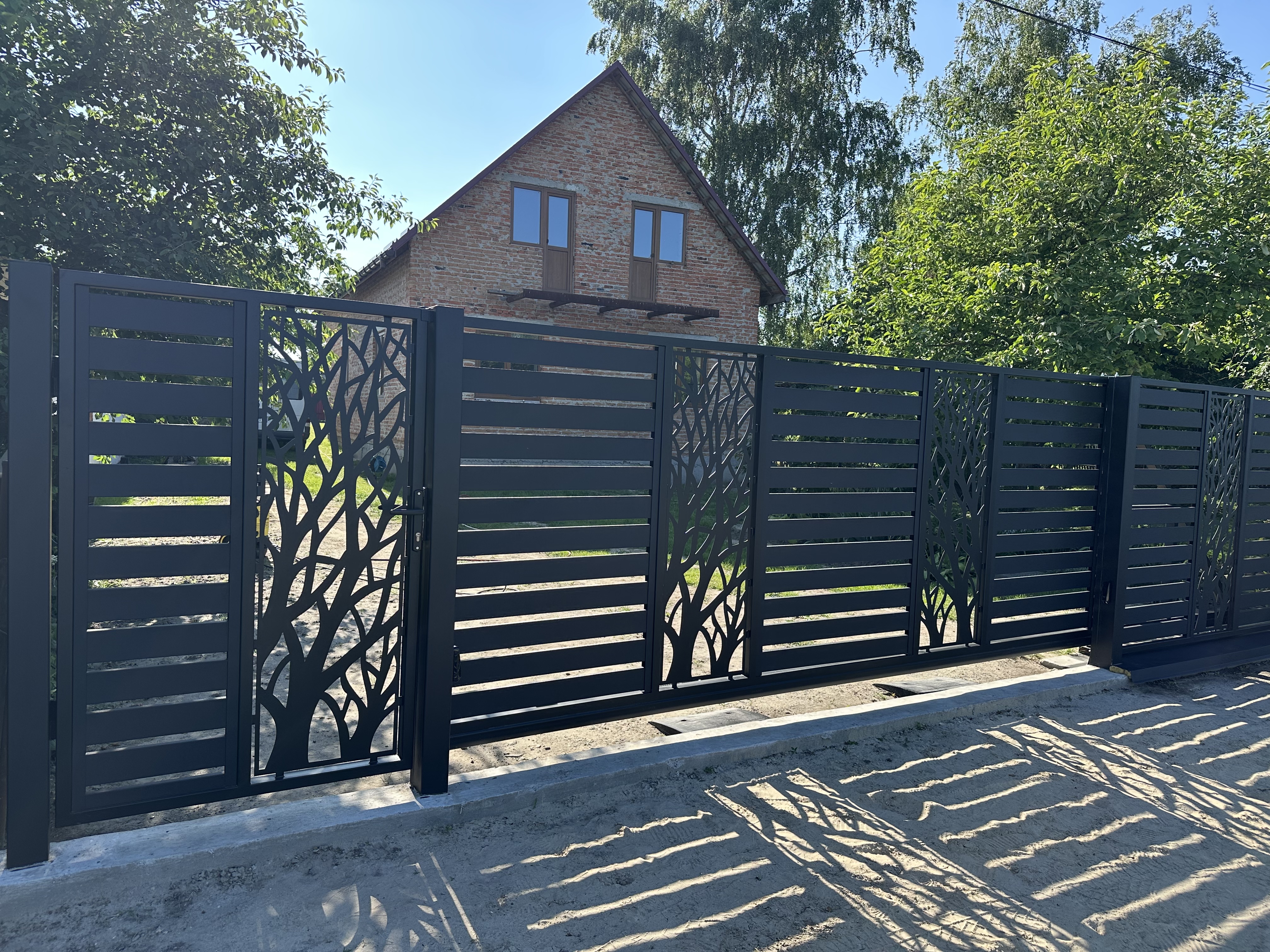 ВОРОТА відкатні та хвіртка 1